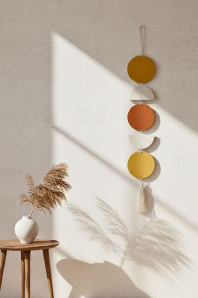 HOME ALL Ahşap Duvar Dekoru | Modern & Minimalist Geometrik Ev Dekorasyonu Ka...