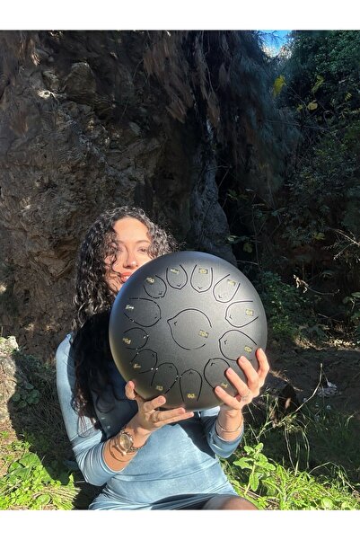 Marla STEEL TONGUE 13 NOTALI HANDPAN MOTİVASYON VE RİTİM DAVULU A KALİTE ÇELİ...