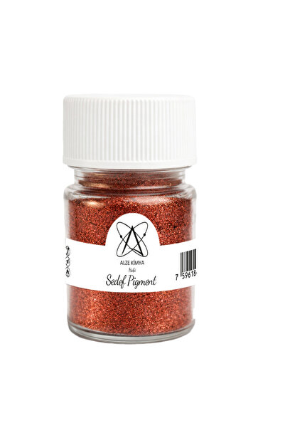 Alze Kimya Hobi Bakır Kızıl Epoksi Pigmenti 1. Kalite Derinlik Ve Parlaklık K...