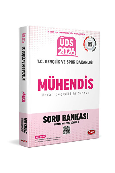 Data Yayınları T.C. Gençlik ve Spor Bakanlığı Mühendis ÜDS Soru Bankası - Kar...