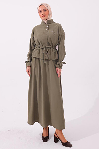 benguen Brooch Double Set N7192 Green