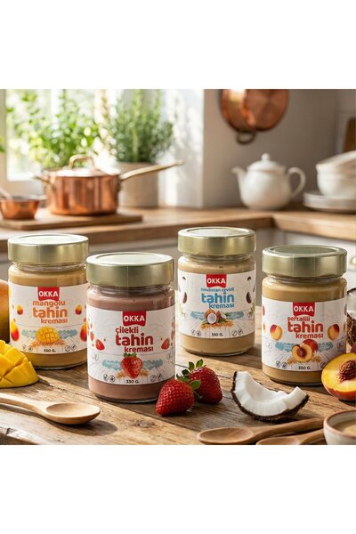 Okka HİNDİSTAN CEVİZLİ TAHİN KREMASI 330 GR