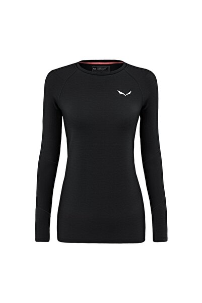 Salewa Bluza merino dama Cristallo Warm Alpine-Negru-40/34