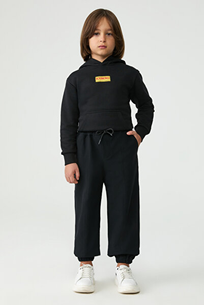 Iceberg Boy Black Trousers