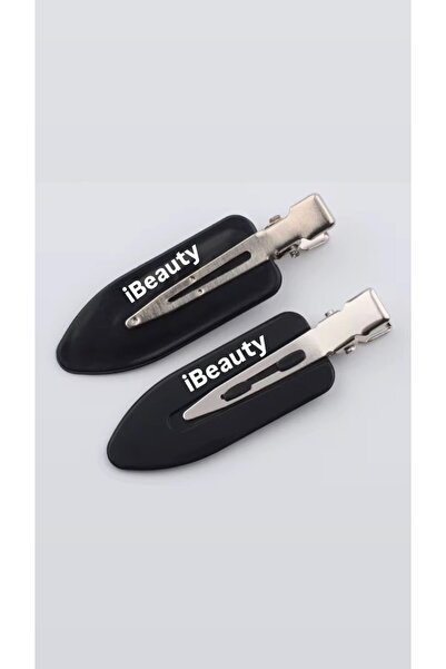 ibeauty METAL HAIRGRIPS MAKEUP BANGS CLIP BLACK COLOR SET OF 2