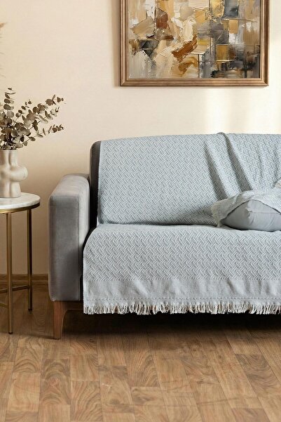 Soley Serge |   Jacquard Fringed Sofa Cover |   170X205 cm