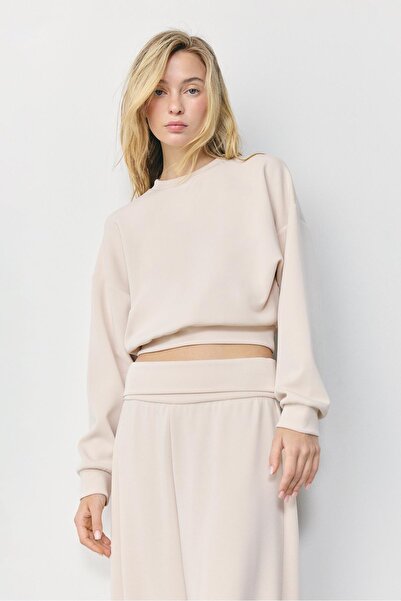 Stradivarius Soft-touch batwing sleeve sweatshirt