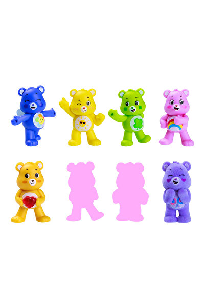 NECO TOYS Care Bears Mini Collectible Figures 8-Pack Model 1