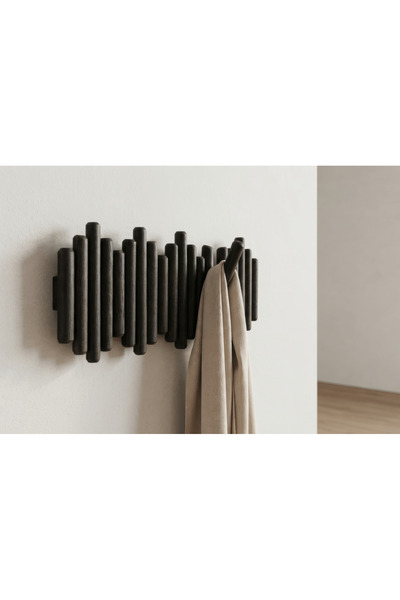 madera's art Dekoratif Doğal Ahşap Duvar Askısı Askılık Ahşap Askı Cilalı Ve ...