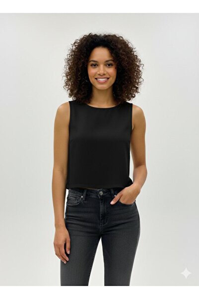 Hukateks Black Lycra Combed Cotton T-Shirt with Zero Sleeves and Double Layer...