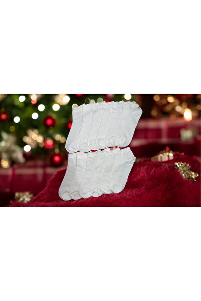 PADO Women's antiperspirant socks in white, 12 pieces