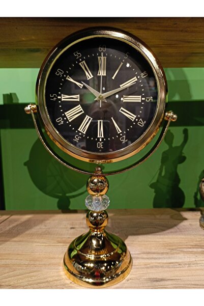 Store METAL KRİSTAL GOLD MASA SAATİ 30*17 CM