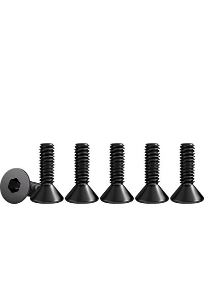 NO BRAND Pachet Drenky de 50 de șuruburi cu cap înecat M3 x 12 mm