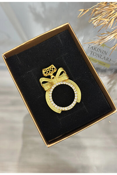 takinintonlari Yarım Altınlık Hasır Kulplu Fiyonk Kolye Ucu