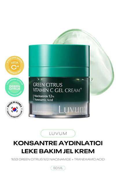 LUVUM Niacinamide Tranexamic Acid Etkili Leke ve Aydınlatıcı Green Citrus Vit...