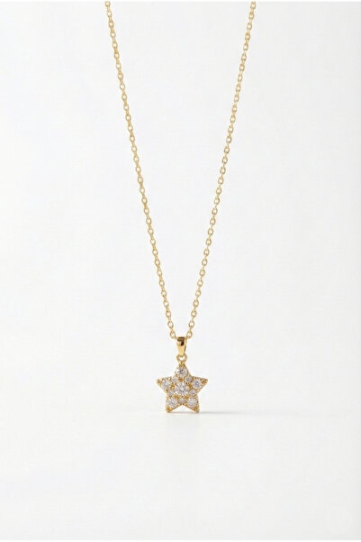 Bluw Jewelry Zirkon Taşlı Minimal Yıldız Kolye