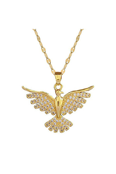 EFAYN.RO Lant dama, pandantiv pasare cu aripi intinse, model delicat elegant,...