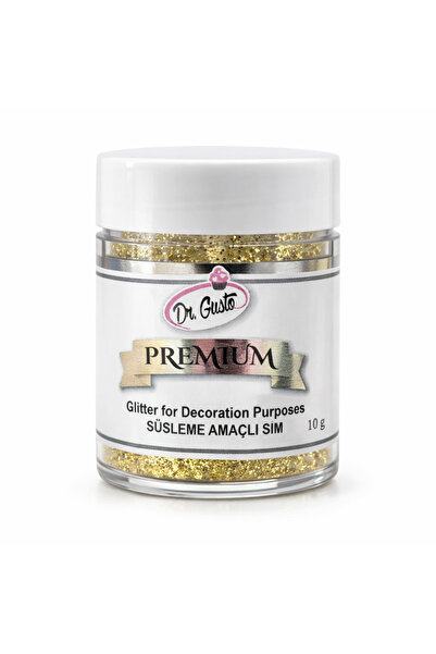 Dr. Gusto Süsleme Amaçlı Sim Pasta Süsü 10 gr Gold
