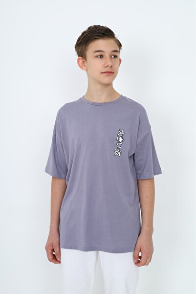 Toontoy Boy's Printed Crew Neck Short Sleeve T-Shirt