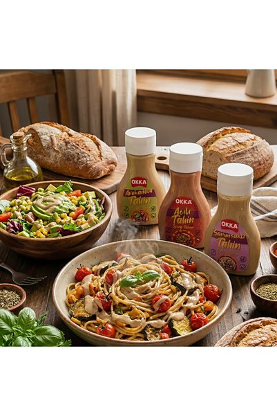 Okka SARIMSAKLI TAHİN SQ 350 GR