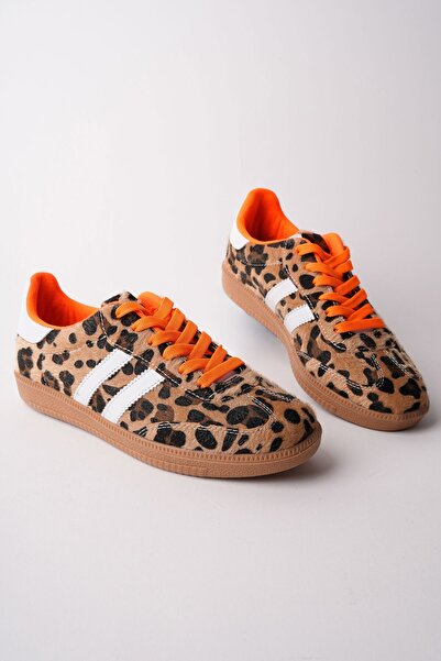 MUGGO Taupe Double Laced Casual Women's Sneaker Sports Shoes