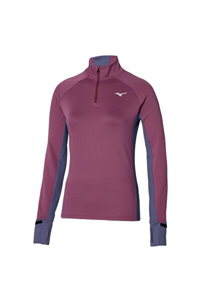 MIZUNO Bluza alergare dama Warmalite Half Zip FW 2024-Visiniu/Mov-M