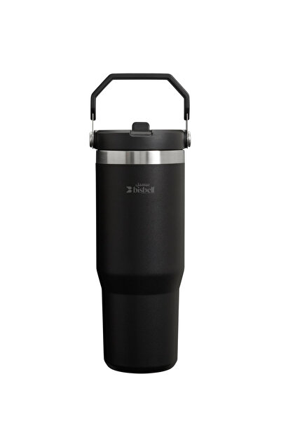Bisbell كوب قهوة معزول من الفولاذ المقاوم للصدأ مع شفاطة، سعة 500 مل، كوب سفر...