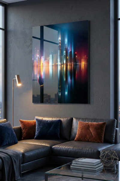 tablo market by ahsen çerçeve Tablou din sticlă rezistentă la spargere 5mm (g...