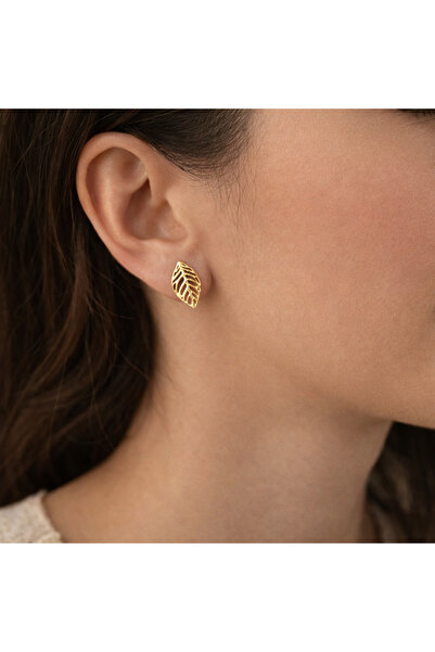 Soulistic Collection Gold Color Leaf Pattern Xuping Earrings
