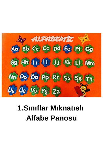Keçebahçesi Kayseri İNTERAKTİF KEÇE ALFABE PANO ,1 Sınıflar Pano, İlkokul-Ana...