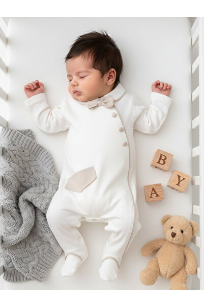 Mini Ropa Baby Boy Mevlüt Outfit Bow Tie Tuxedo Jumpsuit
