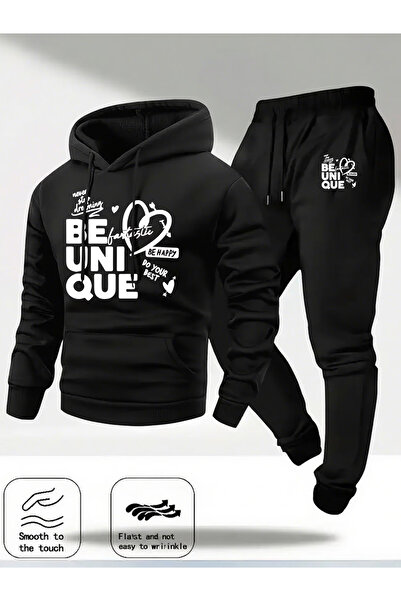 Rayan & Hoor Style Be unique printed hoodie sweatset - hooded sweatshirt top ...