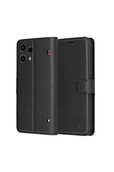SKYDDAR INNOVATION Case for Nothing Phone (3a) Lite, Leather Folio, Inner Wal...