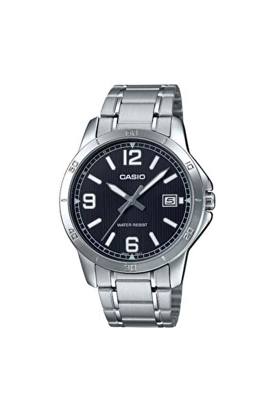 Casio Men's Wristwatch with Stainless Steel Band MTP-V004D-1B2UDF - 42 mm - S...