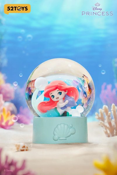 52 Toys blind box: DISNEY PRINCESS D-baby Series Star Crystal Ball, 1 random piece, Magical Dreamy Globe