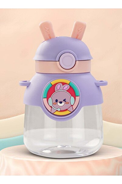 BAYBEE 650ml Baby Sipper Bottle, Leakproof BPA-Free with Straw & Carry Rope P...