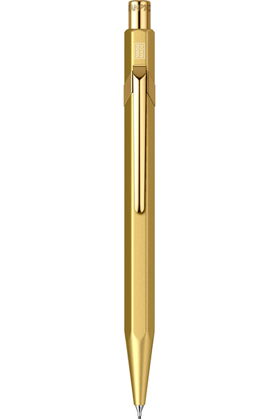 Caran d'Ache Creion mecanic 849 Goldbar GT cu carcasă metalică