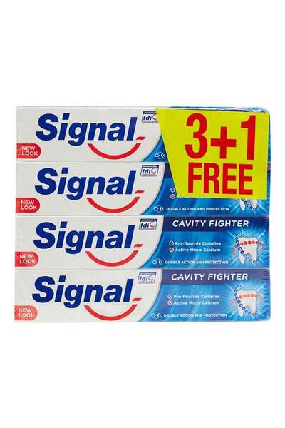 Signal Cavity Fighter Toothpaste 120ml Pack of 4