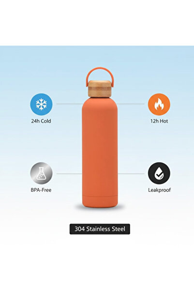 Bisbell Stainless Steel Vacuum Bottle 750ML,Thermal Insulated Water Bottle,Flask