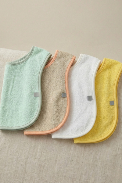 Messido 4-Piece Liquid-Proof Apron 0-2 Years Old