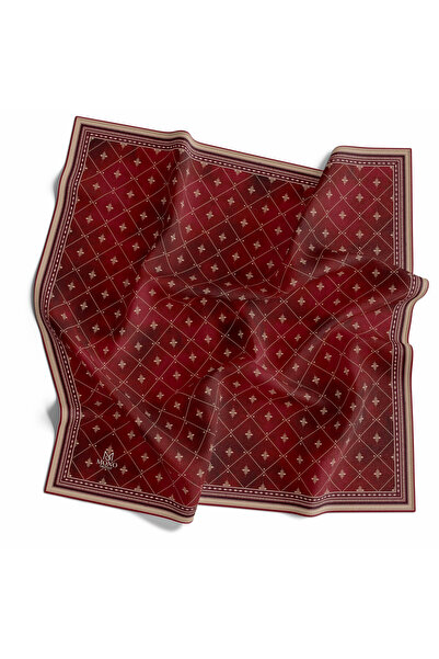 İpekal Organic Scarf Geometric Pattern 1002-10