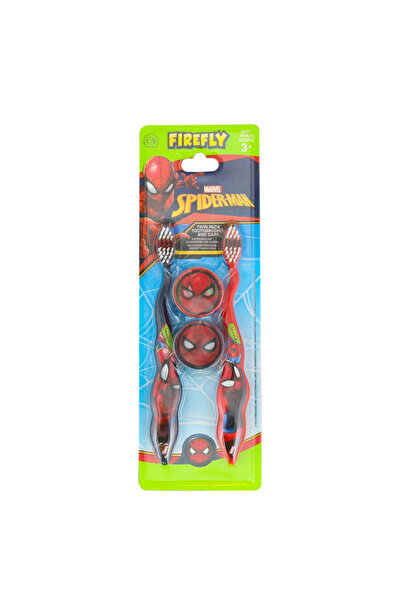Firefly Spiderman 2 T.Brushes and 2 Caps Twin Pack - New