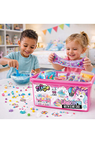Cici Oyuncak So Slime Unicorn Mix’in Slime Case 10 Farklı Slime Yapım Seti DI...