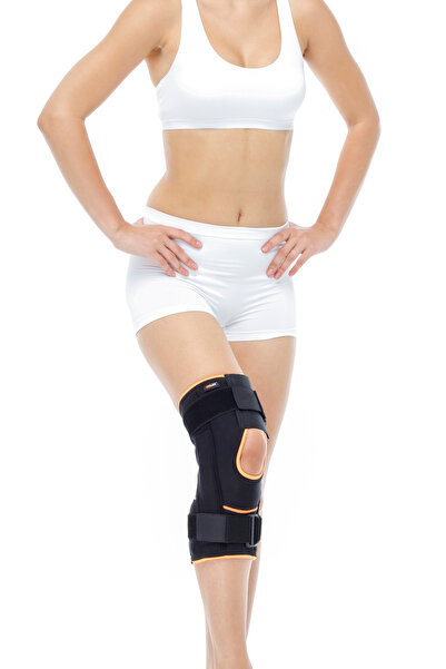 ORLEX Neoprene Patella Ligament Supported Half-Open Front Knee Brace – Sports...