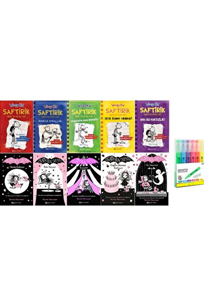 Epsilon Yayınevi Saftirik Greg'in Günlüğü İlk 5 Kitap + Isadora Moon İlk 5 Ki...