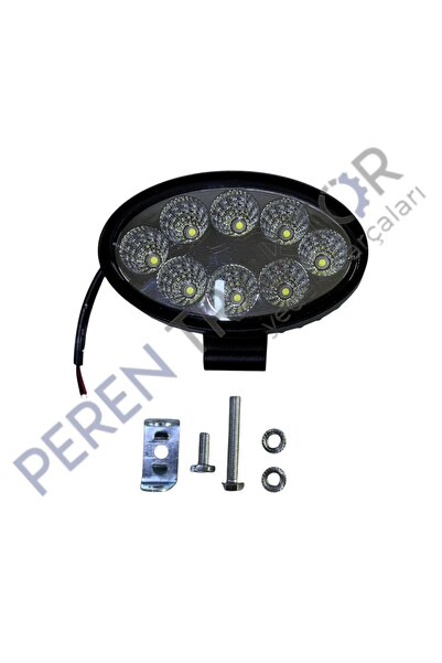 PEREN TRAKTÖR LL0024 Oval 8’li LED Lamba 12-24V / Bütün Traktörlere Uyumlu