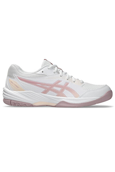 Asics Gel-task 4 women's white/guava volleyball shoes 1072a106-105