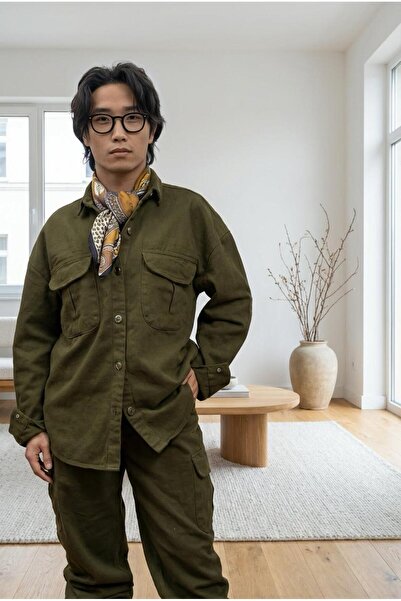 MAABMODA Men's Khaki Safari Double Suit