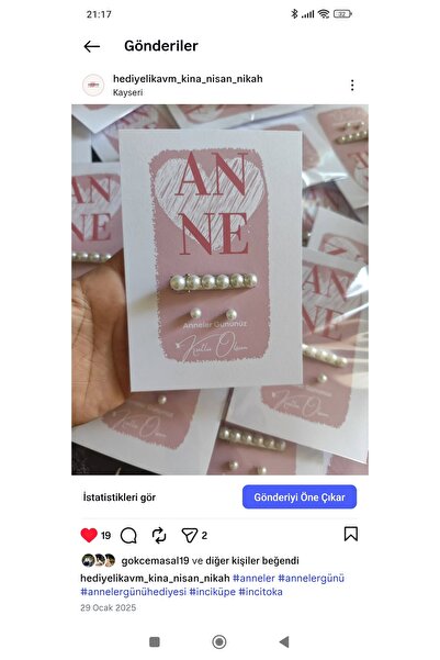 HediyelikAVM Poklon za Dan majki: 25 komada naušnica na klips