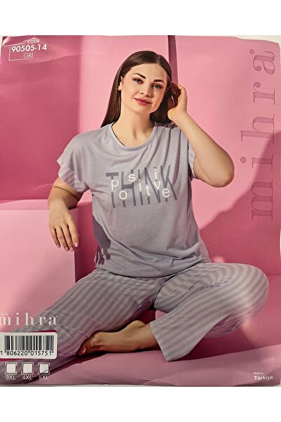 Mihra Büyük Beden Pijama Takımı 90505-14